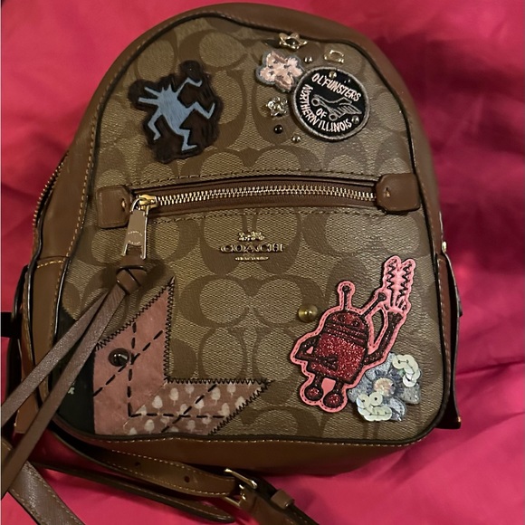 Coach Keith Haring Special Edition Mini Backpack 10 x 8-1/2” - Picture 1 of 5